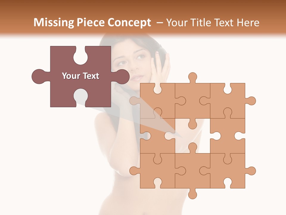 Young Expression Lips PowerPoint Template