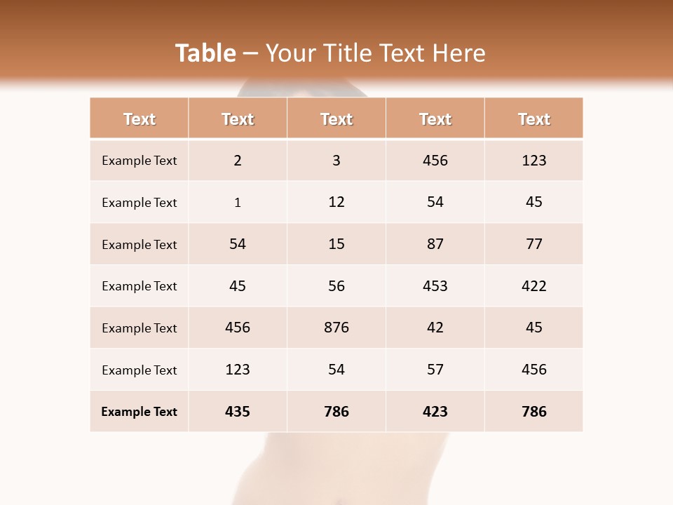 Young Expression Lips PowerPoint Template