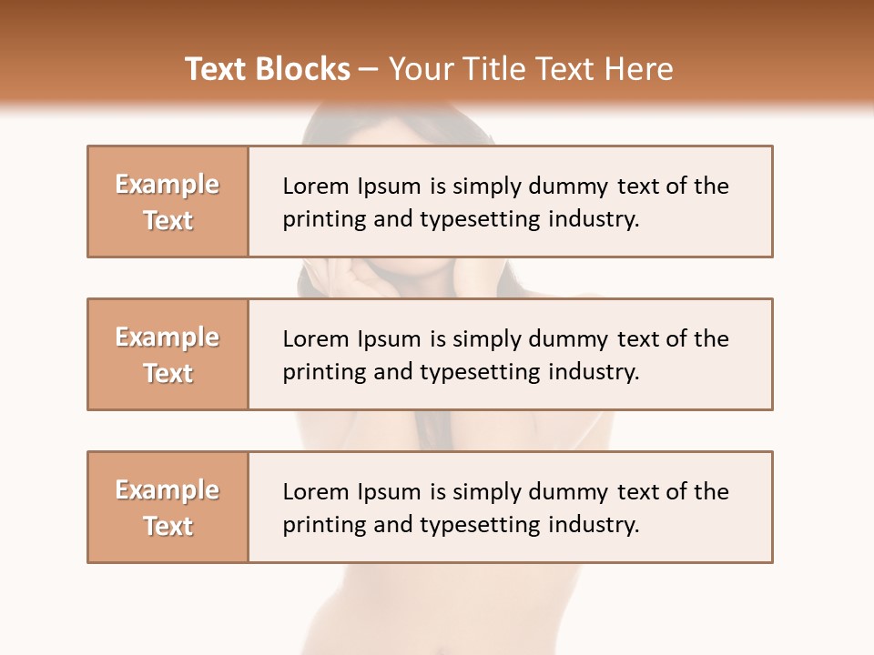 Young Expression Lips PowerPoint Template