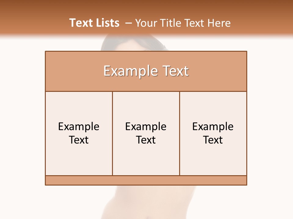 Young Expression Lips PowerPoint Template