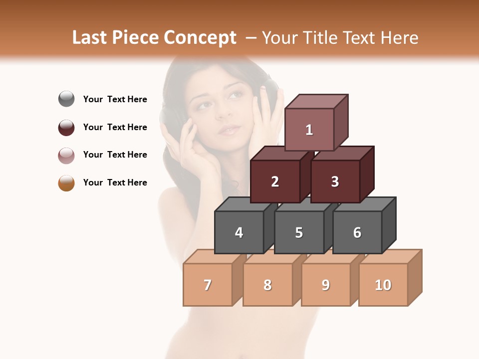 Young Expression Lips PowerPoint Template