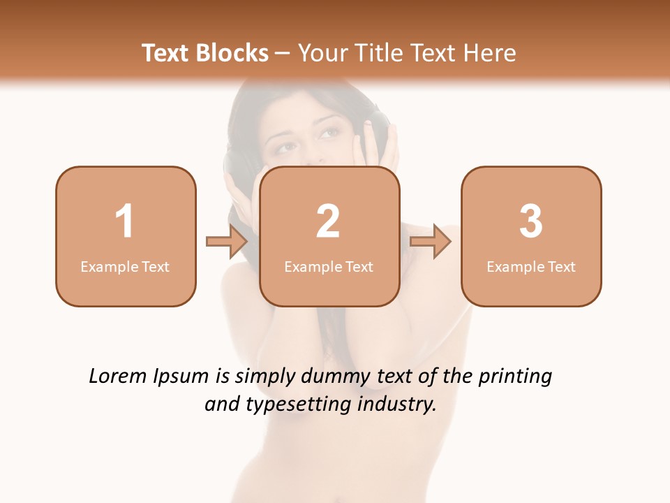 Young Expression Lips PowerPoint Template