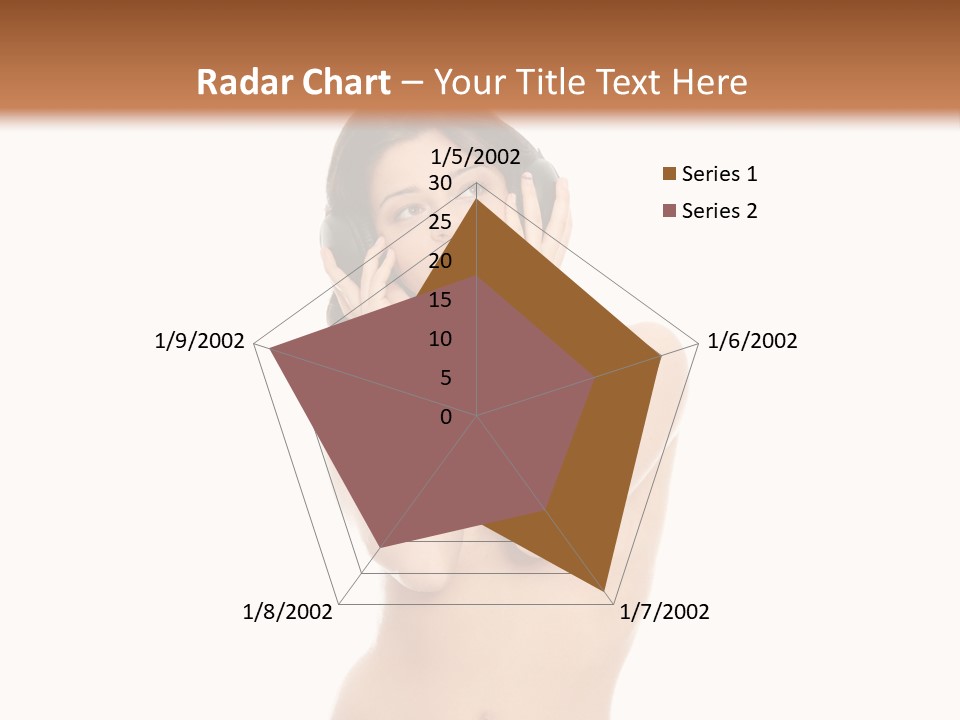 Young Expression Lips PowerPoint Template