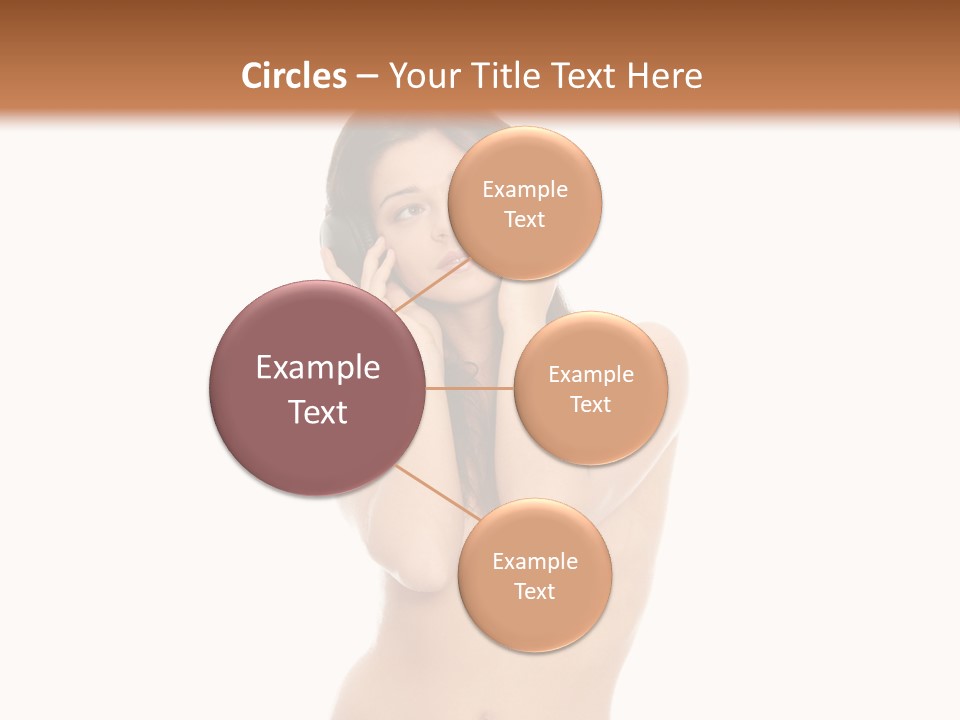 Young Expression Lips PowerPoint Template