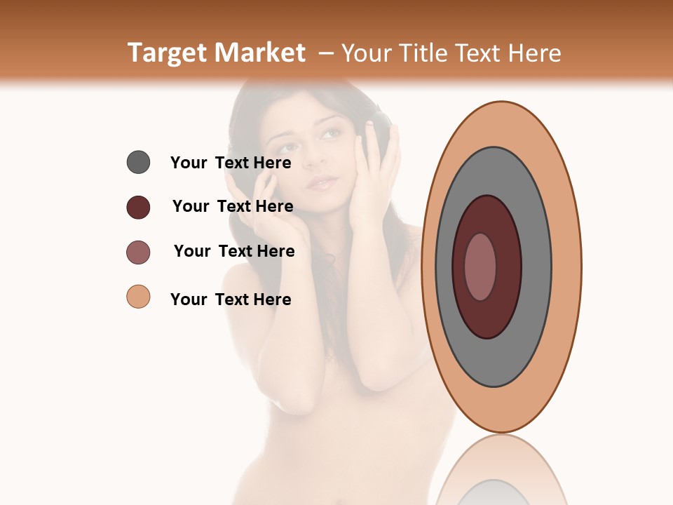 Young Expression Lips PowerPoint Template