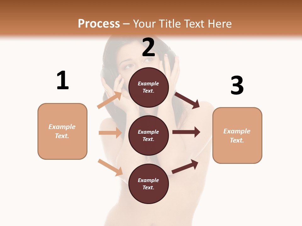 Young Expression Lips PowerPoint Template