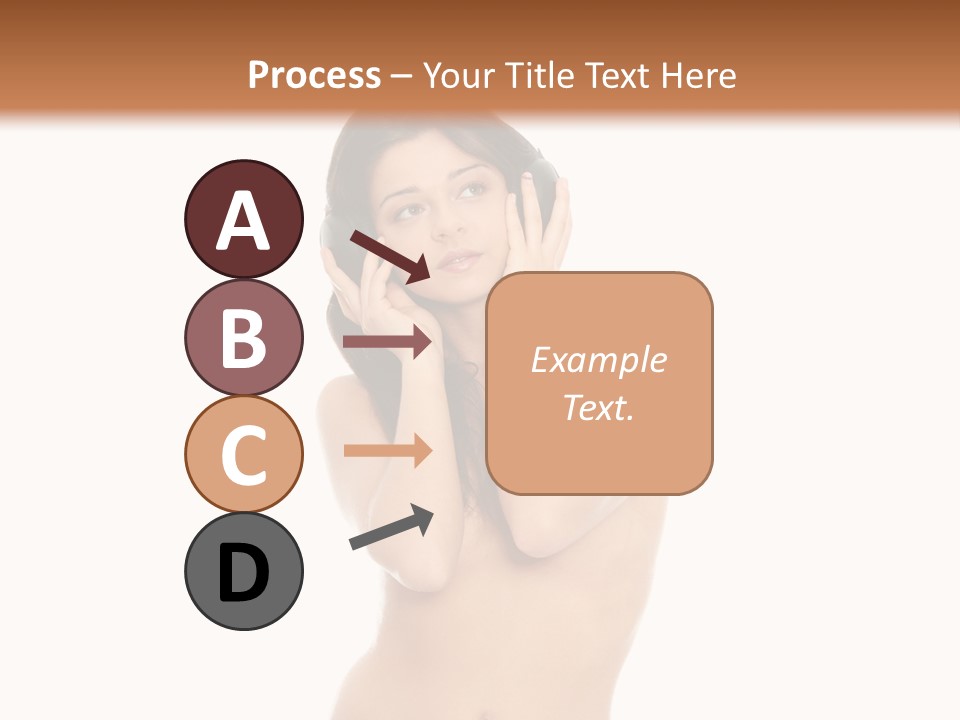 Young Expression Lips PowerPoint Template