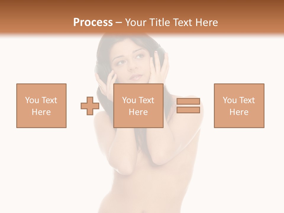 Young Expression Lips PowerPoint Template