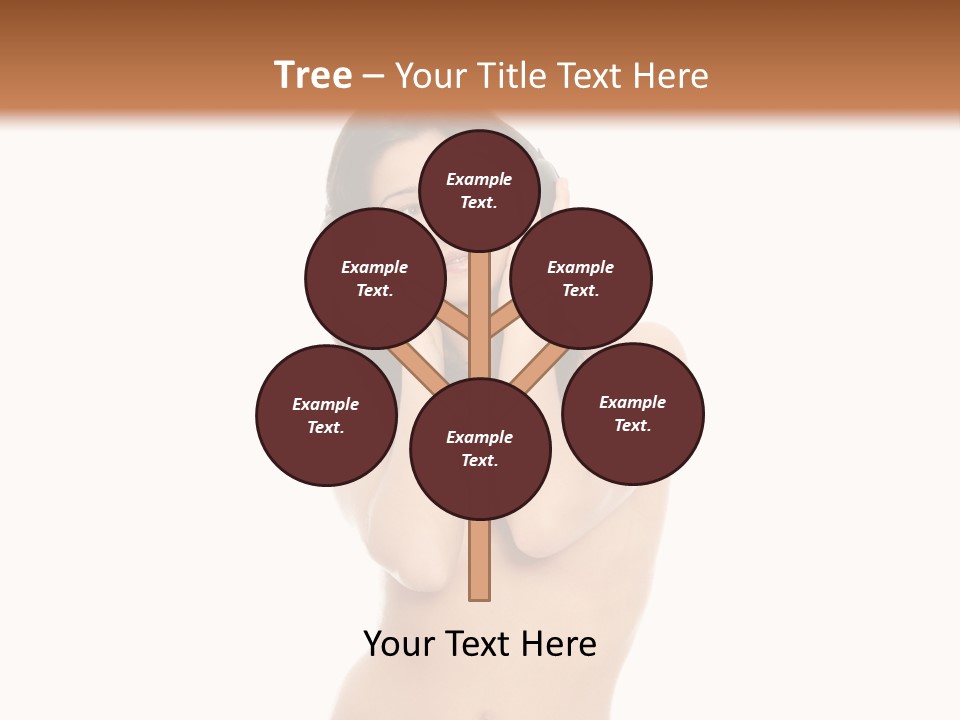 Young Expression Lips PowerPoint Template