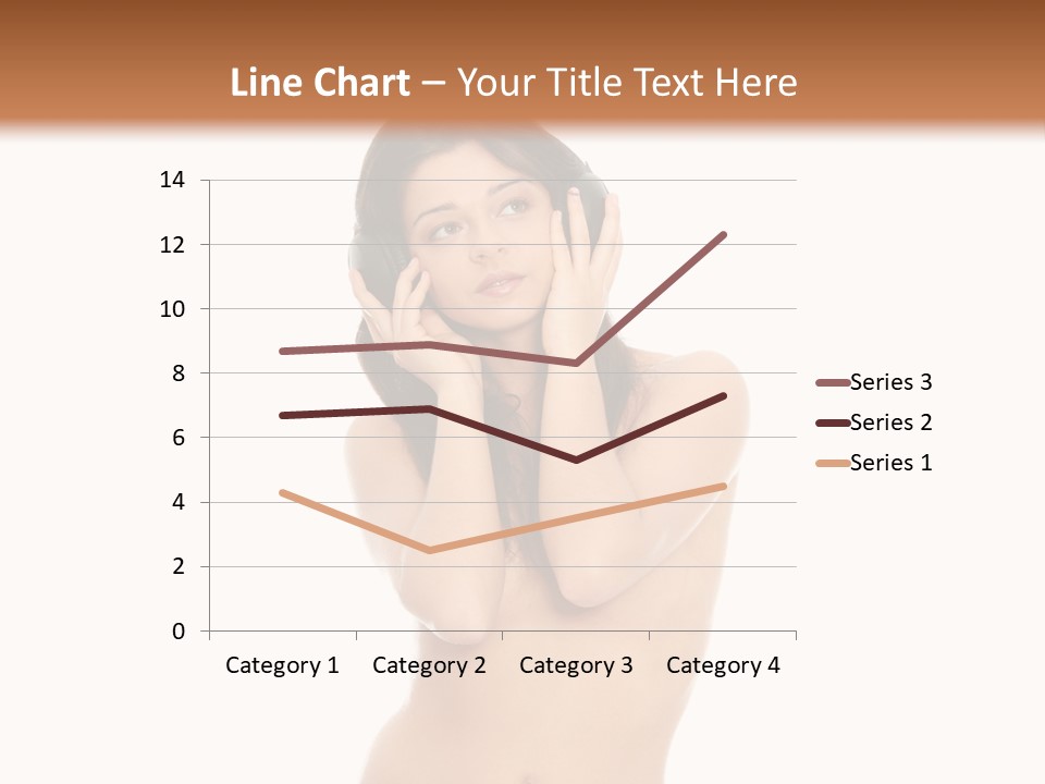 Young Expression Lips PowerPoint Template