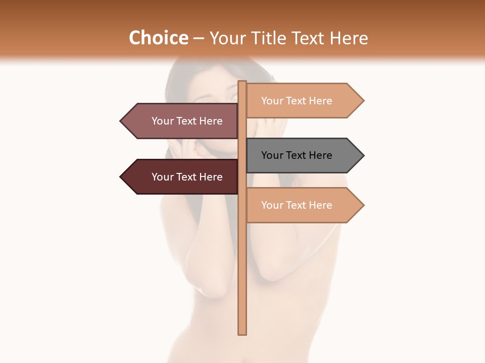 Young Expression Lips PowerPoint Template