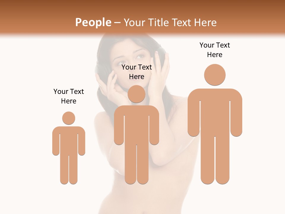 Young Expression Lips PowerPoint Template