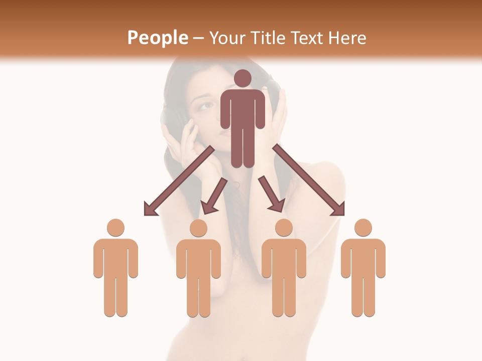 Young Expression Lips PowerPoint Template