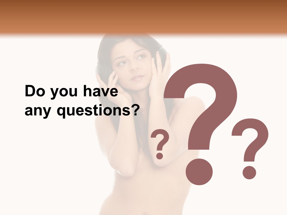 Young Expression Lips PowerPoint Template