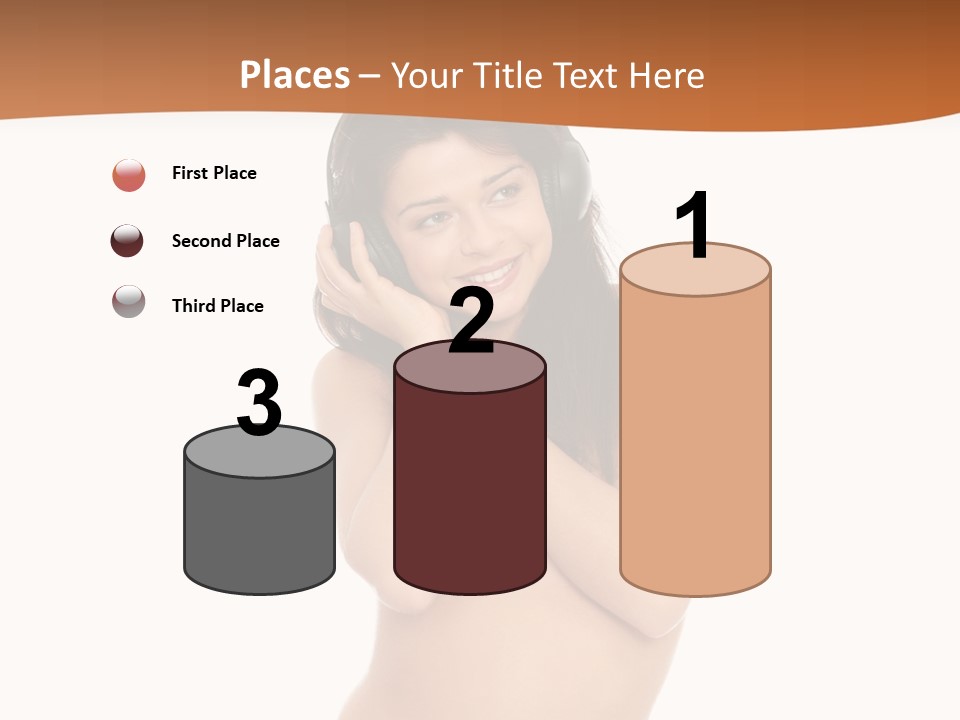 Female Studio Entertainment PowerPoint Template