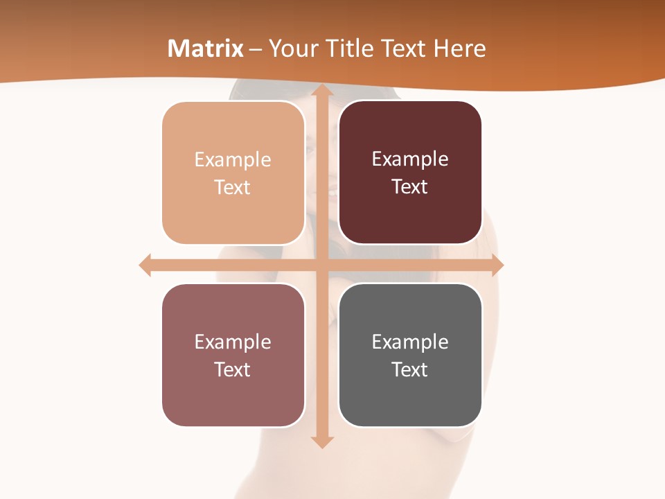 Female Studio Entertainment PowerPoint Template