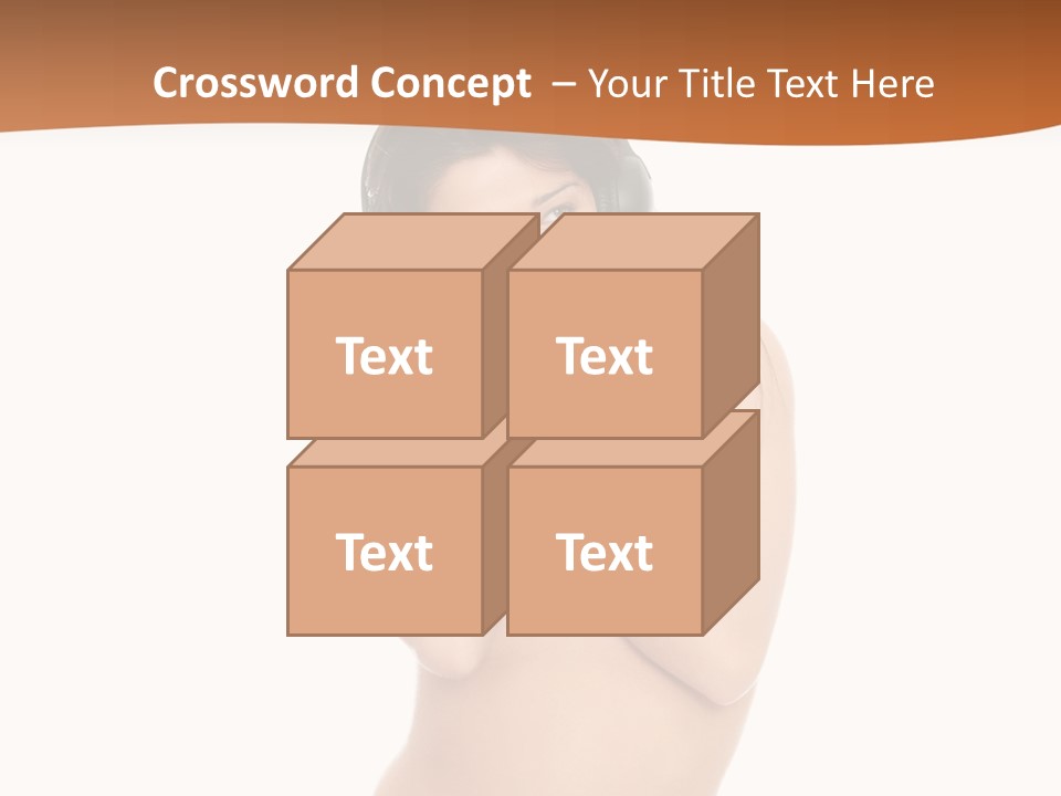 Female Studio Entertainment PowerPoint Template