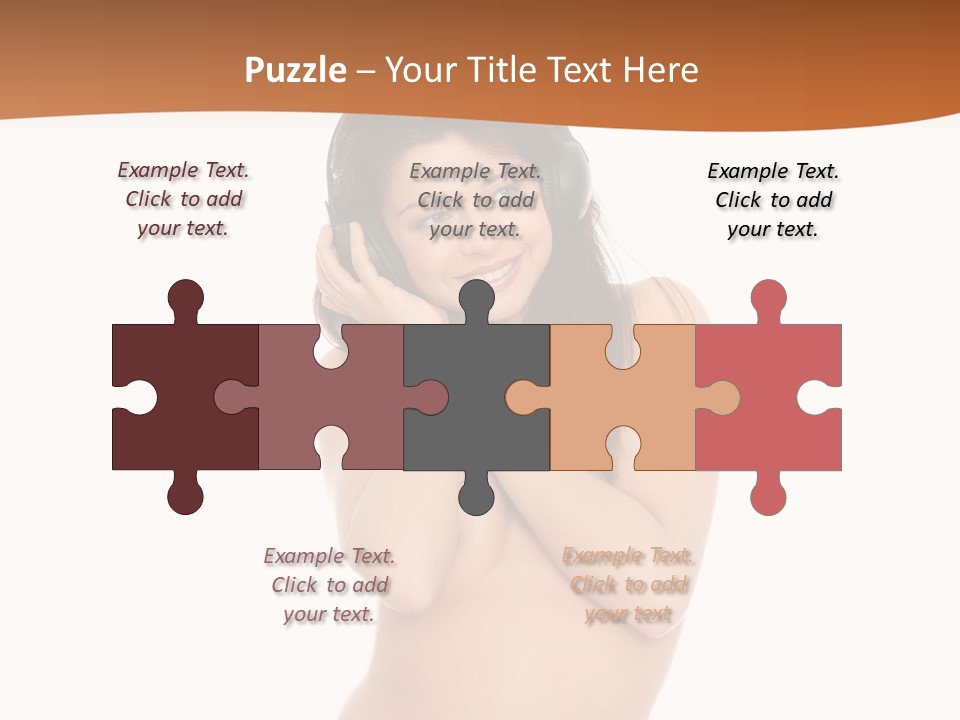 Female Studio Entertainment PowerPoint Template