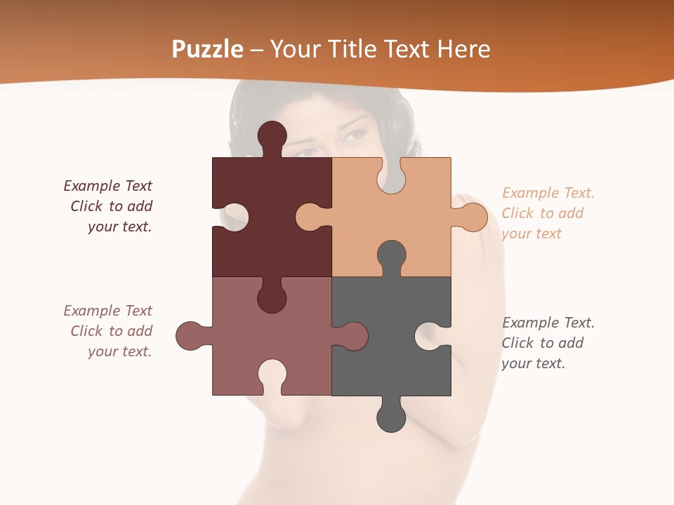 Female Studio Entertainment PowerPoint Template