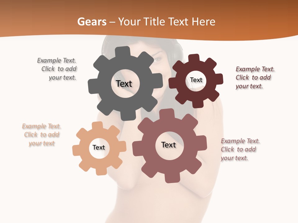 Female Studio Entertainment PowerPoint Template