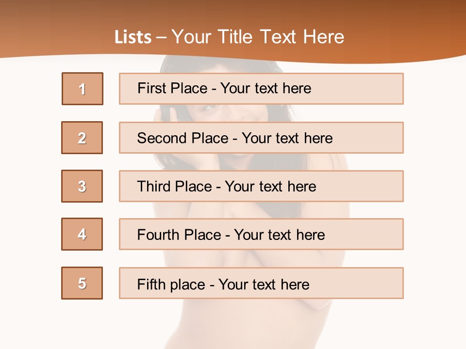 Female Studio Entertainment PowerPoint Template