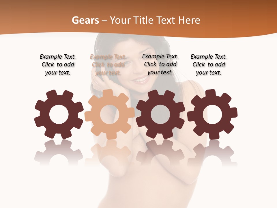 Female Studio Entertainment PowerPoint Template