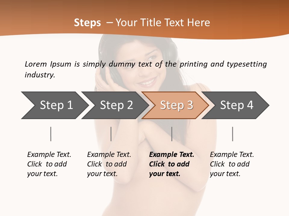 Female Studio Entertainment PowerPoint Template