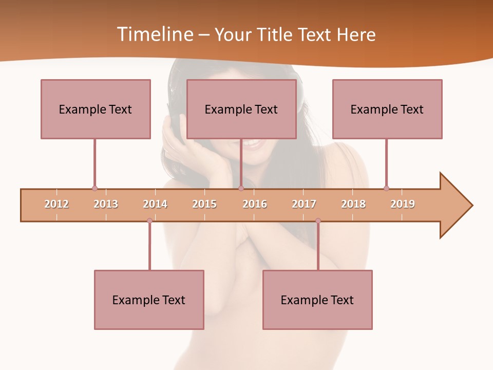 Female Studio Entertainment PowerPoint Template