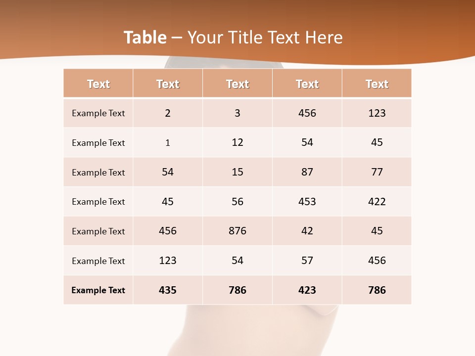 Female Studio Entertainment PowerPoint Template