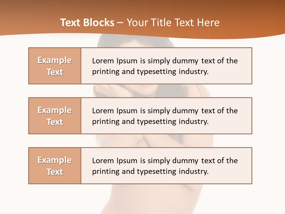 Female Studio Entertainment PowerPoint Template