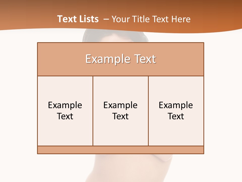 Female Studio Entertainment PowerPoint Template