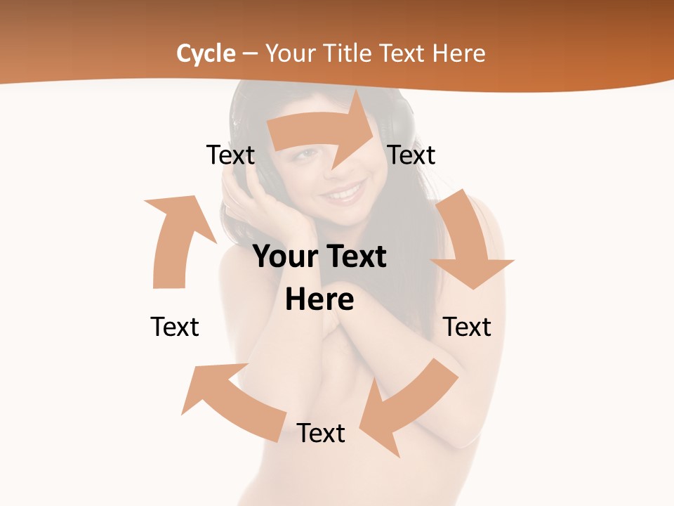 Female Studio Entertainment PowerPoint Template