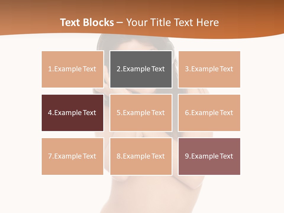 Female Studio Entertainment PowerPoint Template