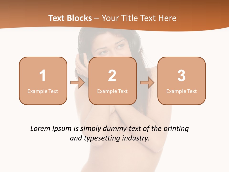 Female Studio Entertainment PowerPoint Template