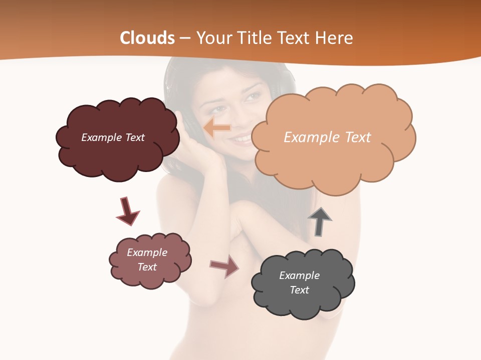 Female Studio Entertainment PowerPoint Template