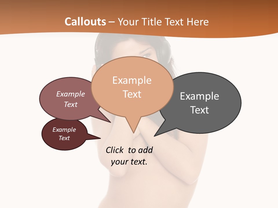 Female Studio Entertainment PowerPoint Template