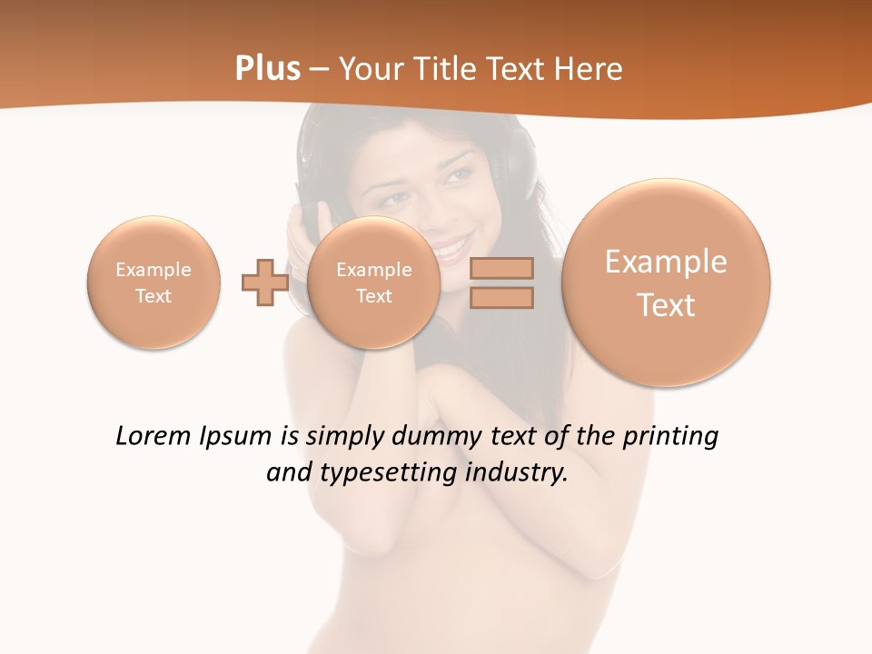 Female Studio Entertainment PowerPoint Template
