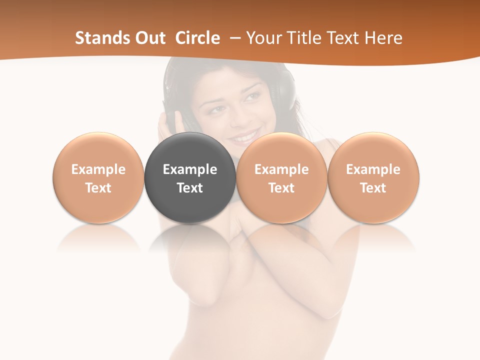 Female Studio Entertainment PowerPoint Template