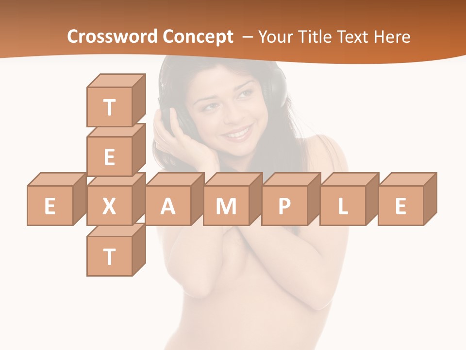 Female Studio Entertainment PowerPoint Template