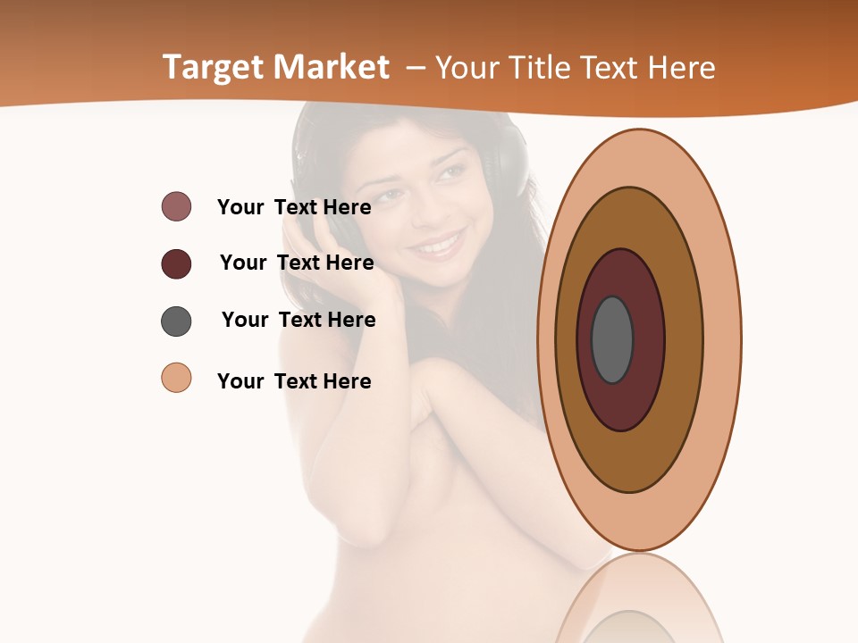 Female Studio Entertainment PowerPoint Template