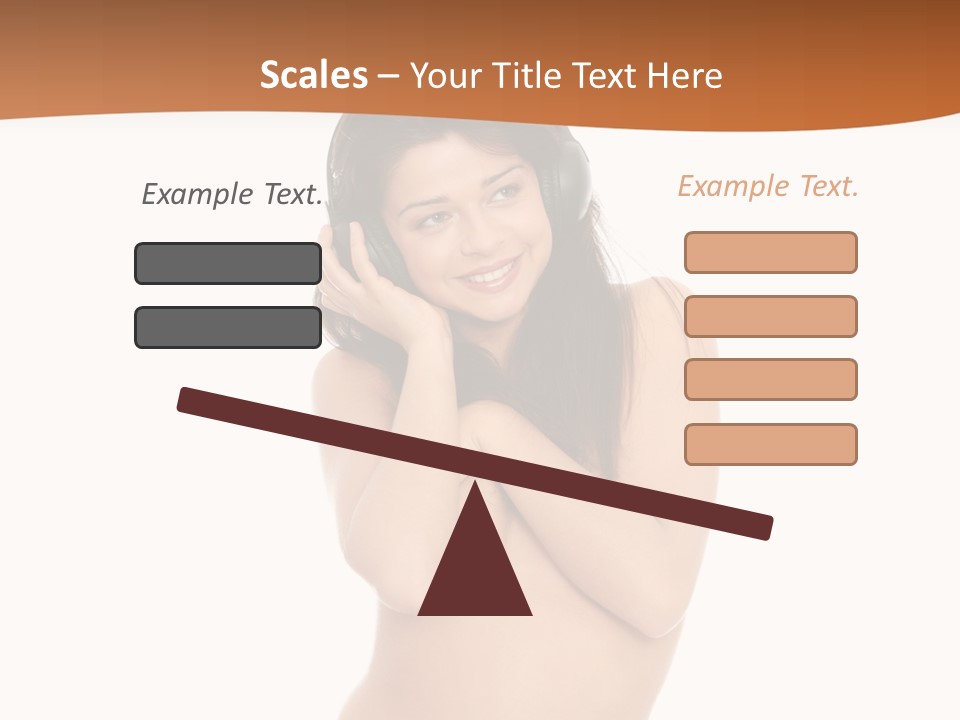 Female Studio Entertainment PowerPoint Template