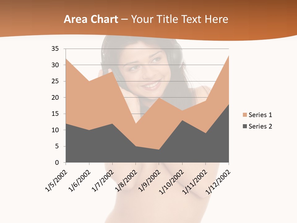 Female Studio Entertainment PowerPoint Template