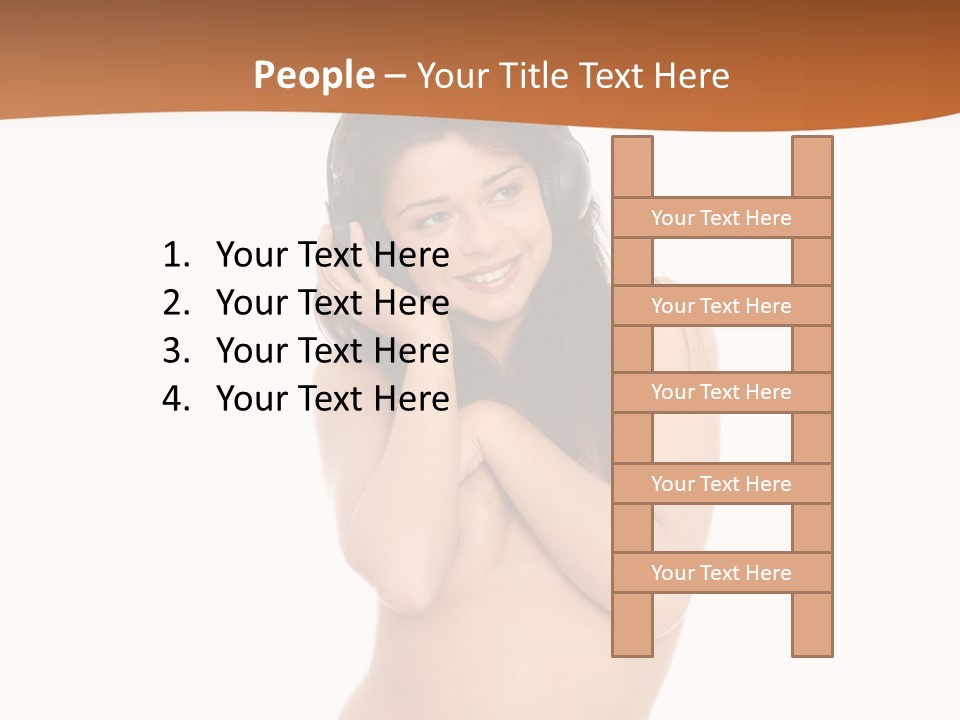 Female Studio Entertainment PowerPoint Template