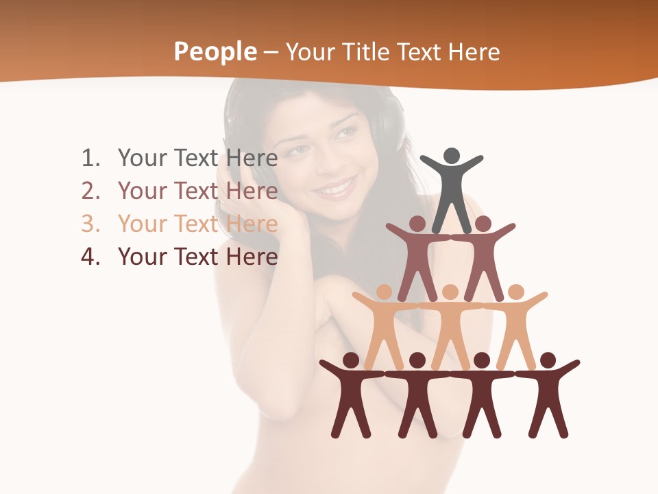 Female Studio Entertainment PowerPoint Template