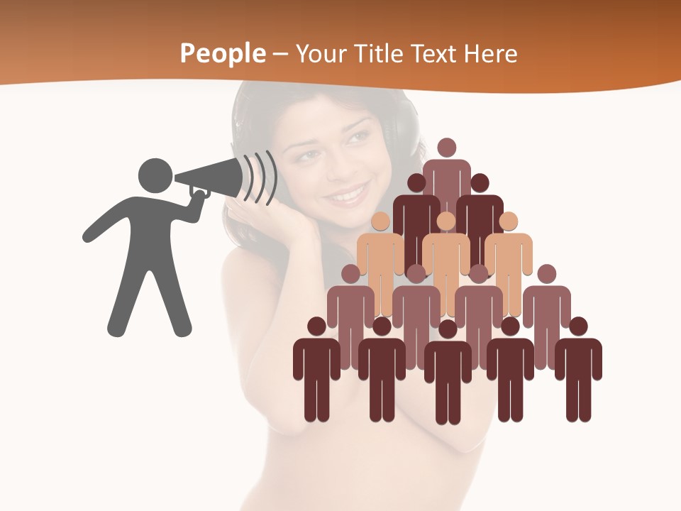 Female Studio Entertainment PowerPoint Template