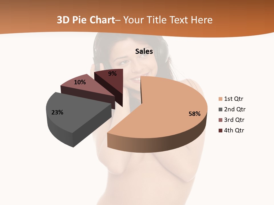 Female Studio Entertainment PowerPoint Template