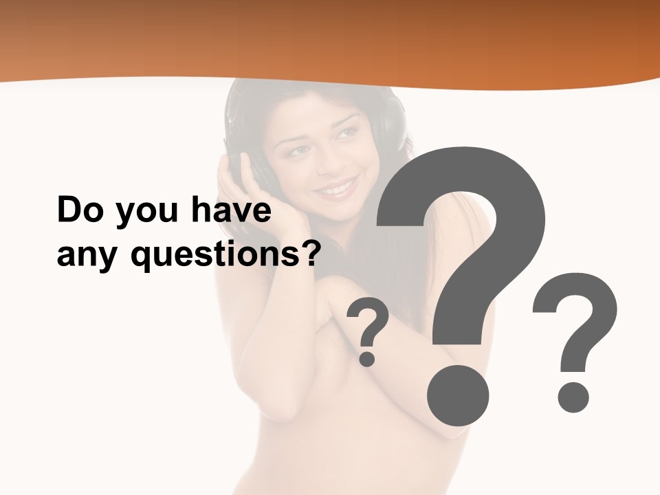 Female Studio Entertainment PowerPoint Template