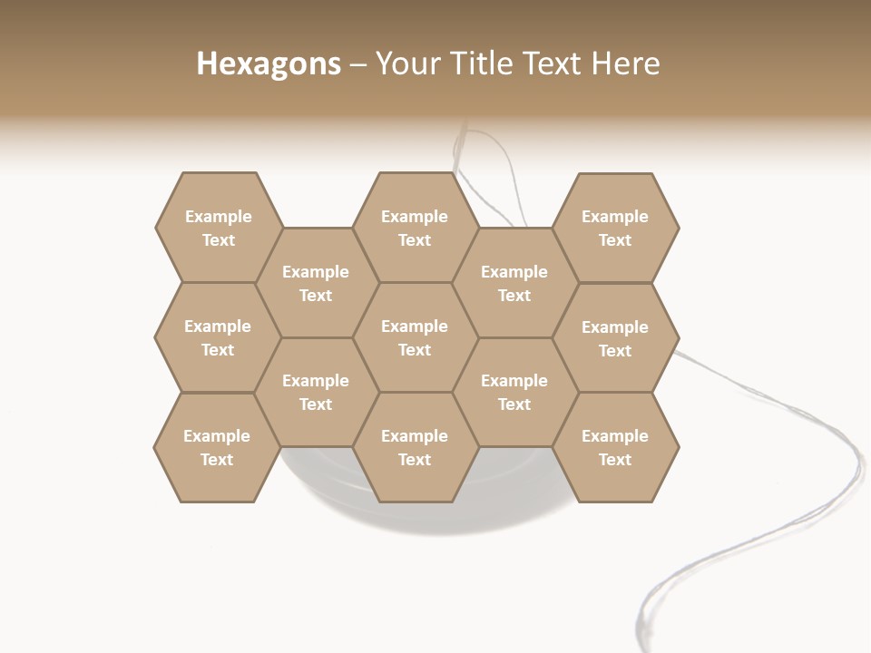 Black Needle Isolated PowerPoint Template