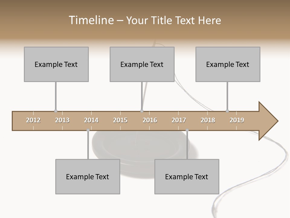 Black Needle Isolated PowerPoint Template