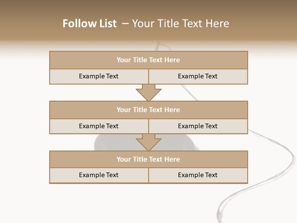 Black Needle Isolated PowerPoint Template